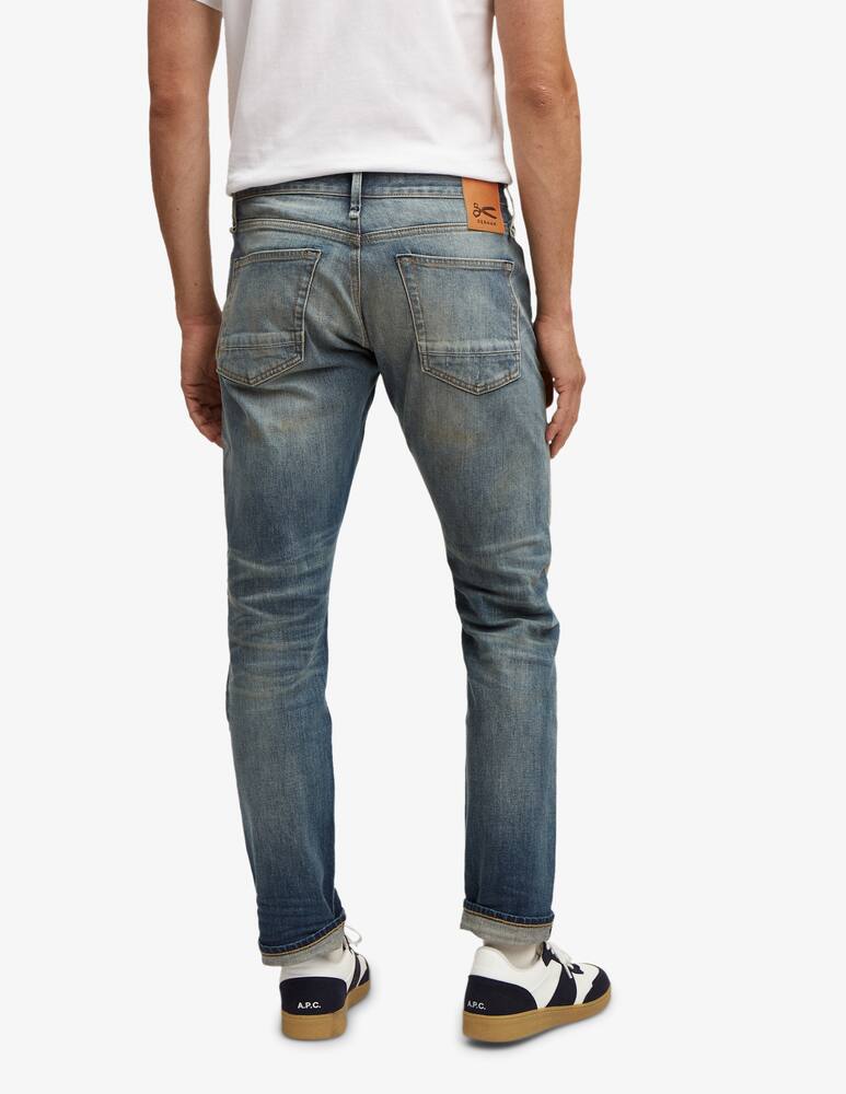 rinascente Denham Jeans ridge straight medio sabbiato
