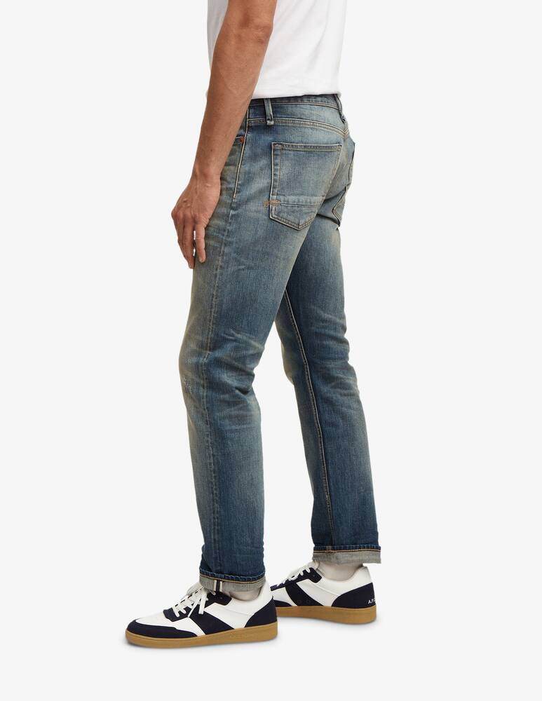 rinascente Denham Jeans ridge straight medio sabbiato