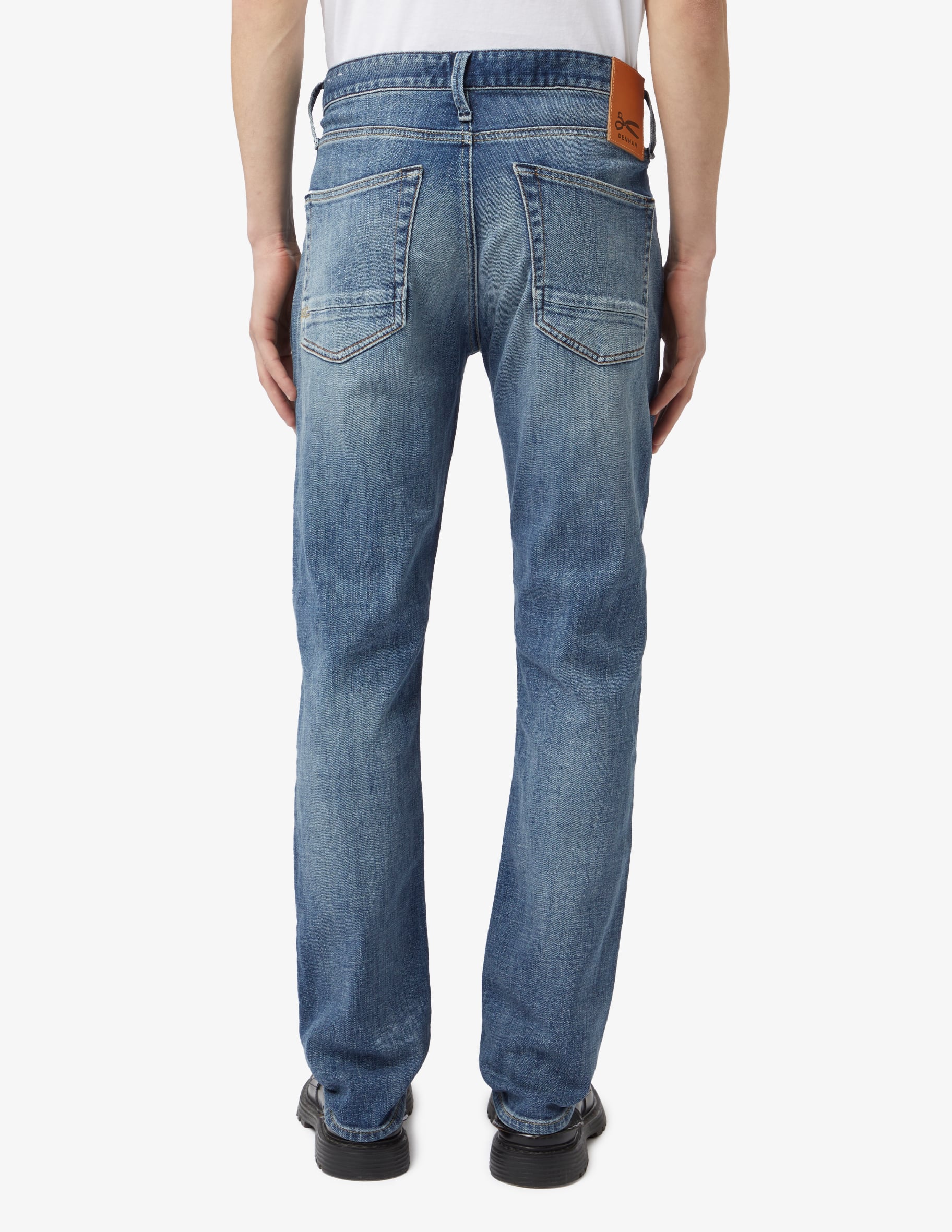 Shop Denham Razor slim fit denim on Rinascente