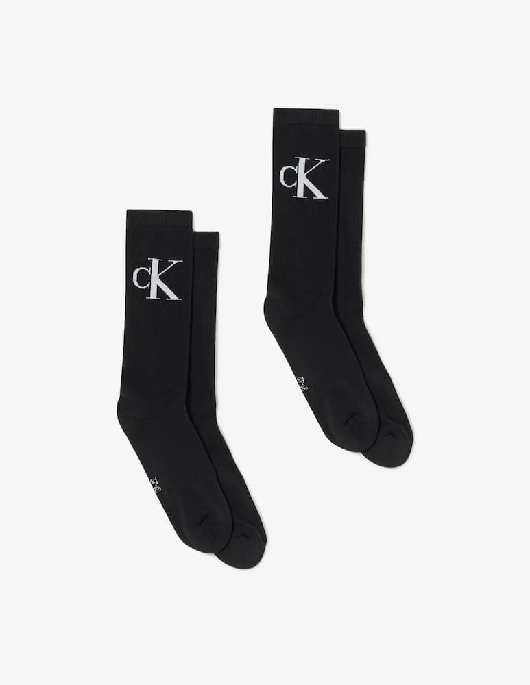 Calvin Klein Calze monogram 2 pack CK - immagine 1 Calvin Klein Calze monogram 2 pack CK - immagine 1