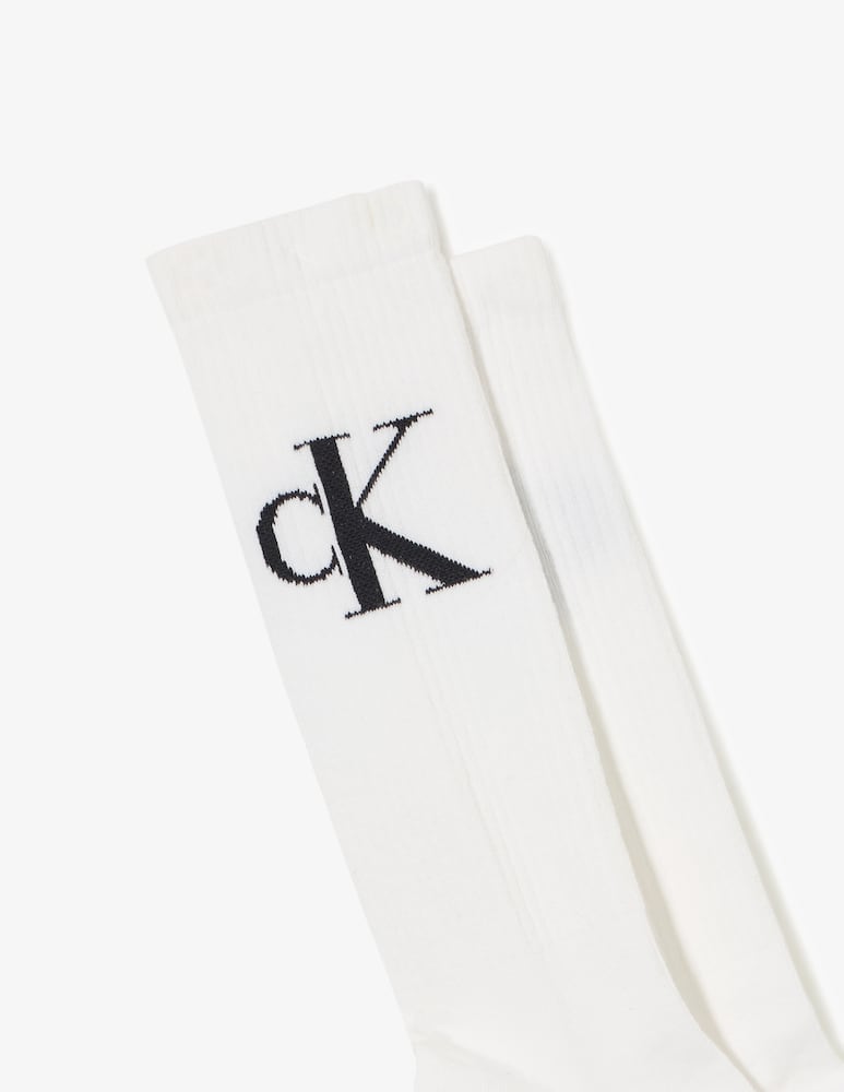 Calvin Klein Calze monogram 2 pack CK - immagine 2