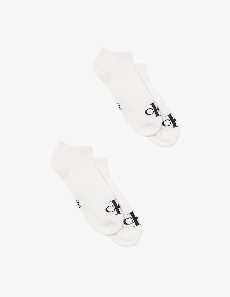 Calvin Klein Calze sneaker monogram 2 pack CKJ - immagine 1 Calvin Klein Calze sneaker monogram 2 pack CKJ - immagine 1