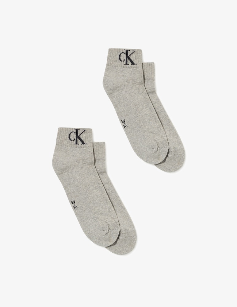 Calvin Klein Calze monogram 2 pack CK - immagine 1 Calvin Klein Calze monogram 2 pack CK - immagine 1