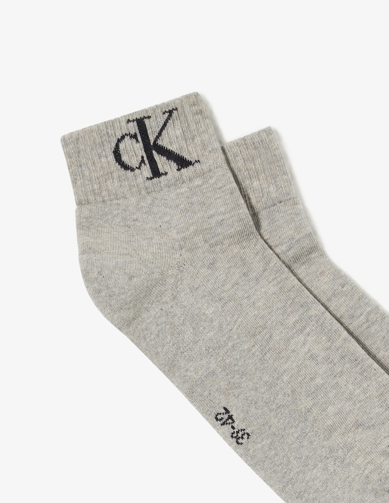 Calvin Klein Calze monogram 2 pack CK - immagine 2 Calvin Klein Calze monogram 2 pack CK - immagine 2