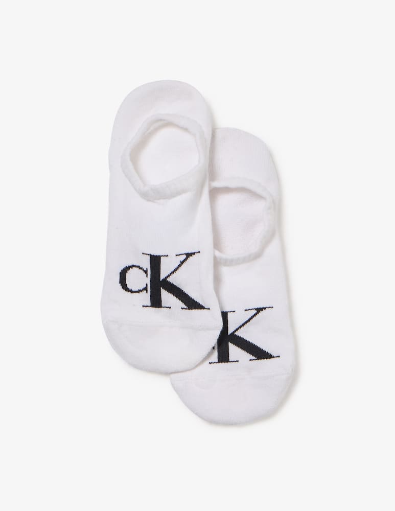 Calvin Klein Calze footie monogram 2 pack - immagine 1 Calvin Klein Calze footie monogram 2 pack - immagine 1