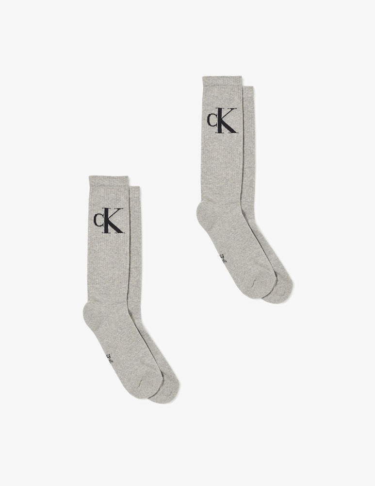 Calvin Klein Calze monogram 2 pack CK - immagine 1 Calvin Klein Calze monogram 2 pack CK - immagine 1