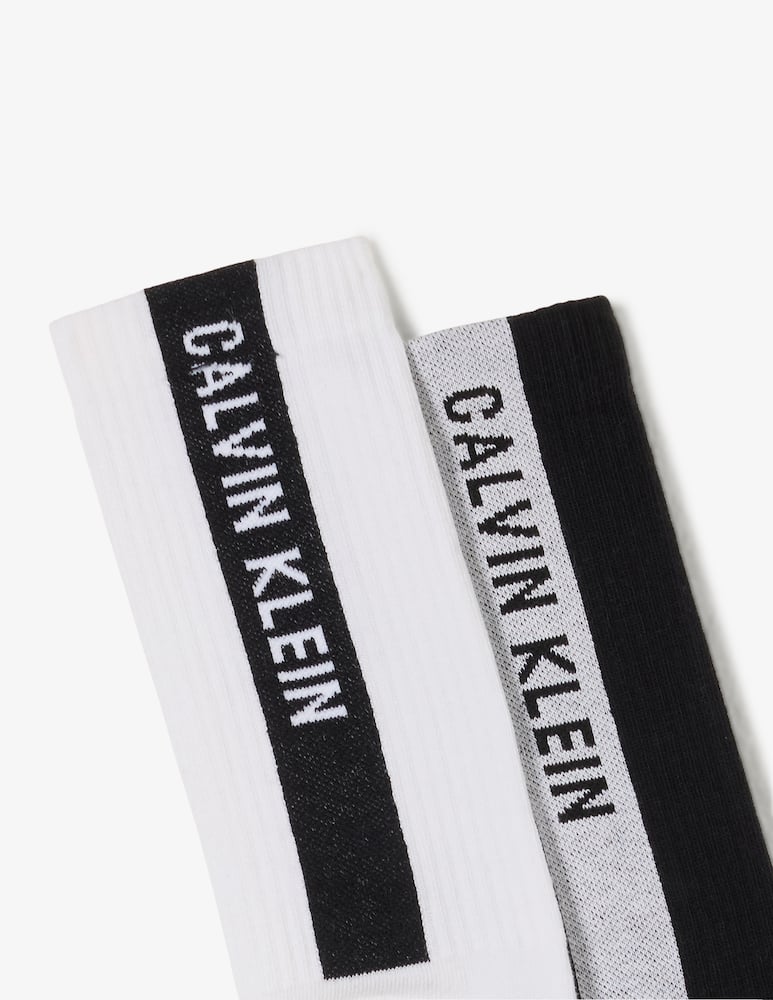 rinascente Calvin Klein Back logo socks 2 pack