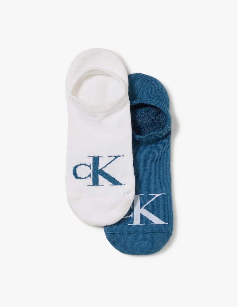 rinascente Calvin Klein Calze invisibili monogram 2 pack