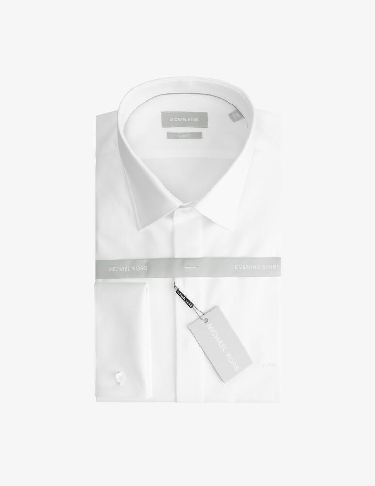 rinascente Michael Kors Camicia cerimonia con gemelli slim fit easy care
