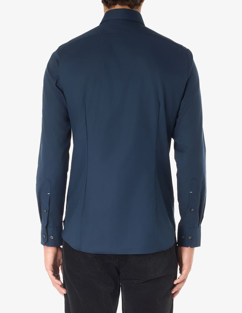 rinascente Michael Kors Solid dobby slim fit shirt