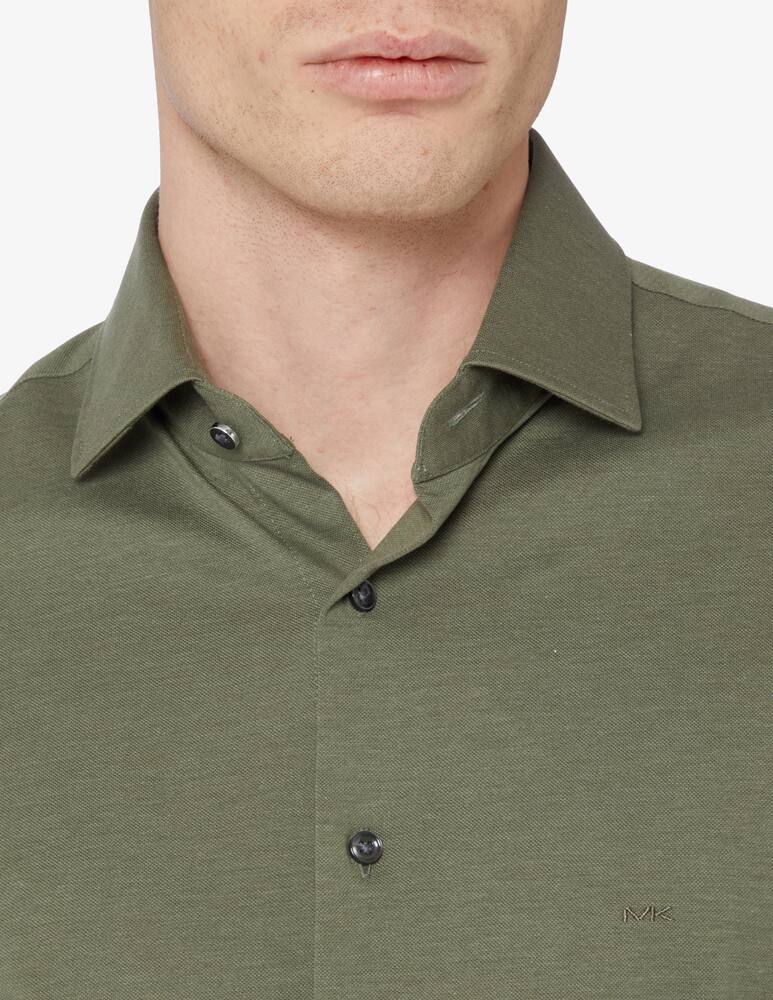 rinascente Michael Kors Camicia solid piquet slim 