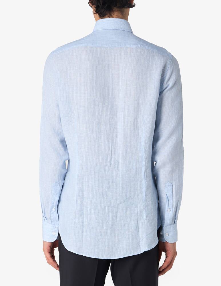 rinascente Michael Kors Camicia slim fit lino rigato