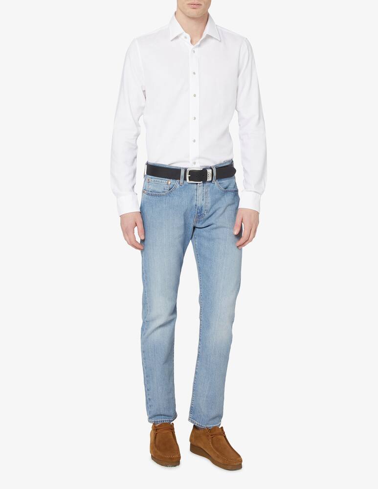 rinascente Michael Kors Cotton linen slim fit shirt
