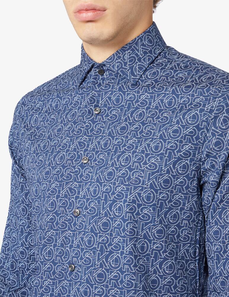 rinascente Michael Kors Graphic all over slim shirt