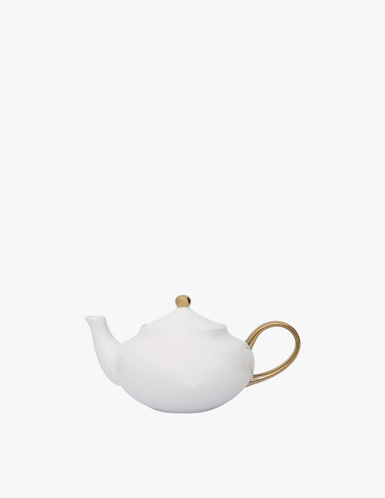 rinascente Urban Nature Culture Teiera Buongiorno Bianco E Oro