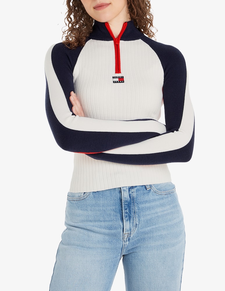 Tommy Jeans Maglione con mezza zip - immagine 1 Tommy Jeans Maglione con mezza zip - immagine 1
