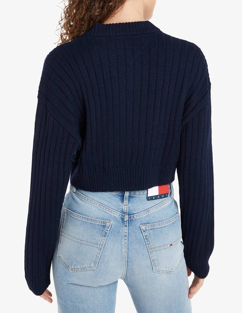 rinascente Tommy Jeans Maglione crop con logo