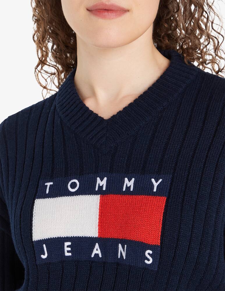 rinascente Tommy Jeans Maglione crop con logo