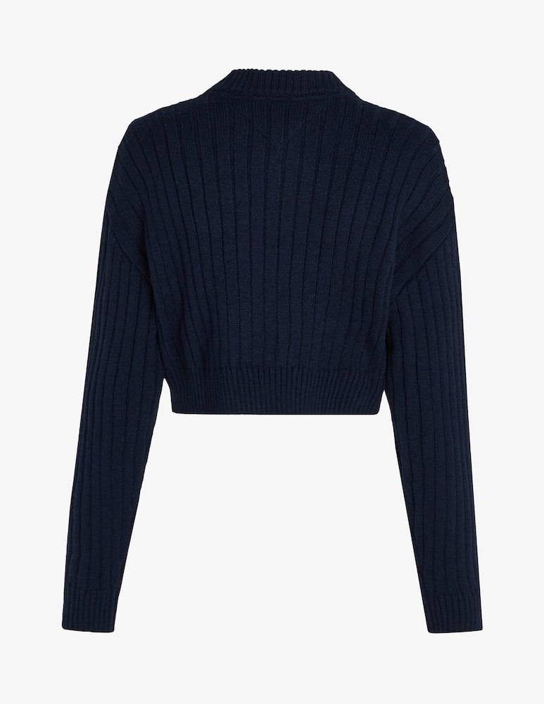 rinascente Tommy Jeans Maglione crop con logo