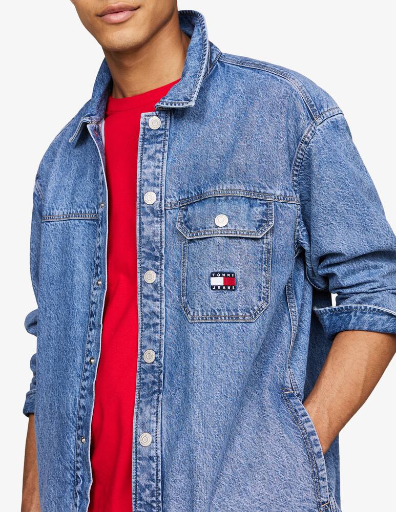 rinascente Tommy Jeans Denim overshirt chiaro