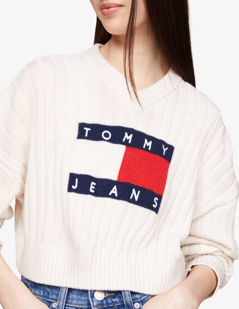 rinascente Tommy Jeans Maglione con collo a v