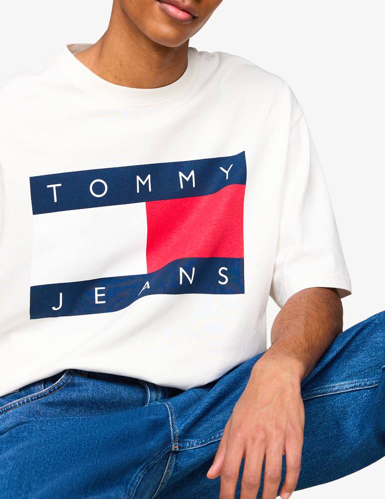 rinascente Tommy Jeans Maglietta oversize big flag