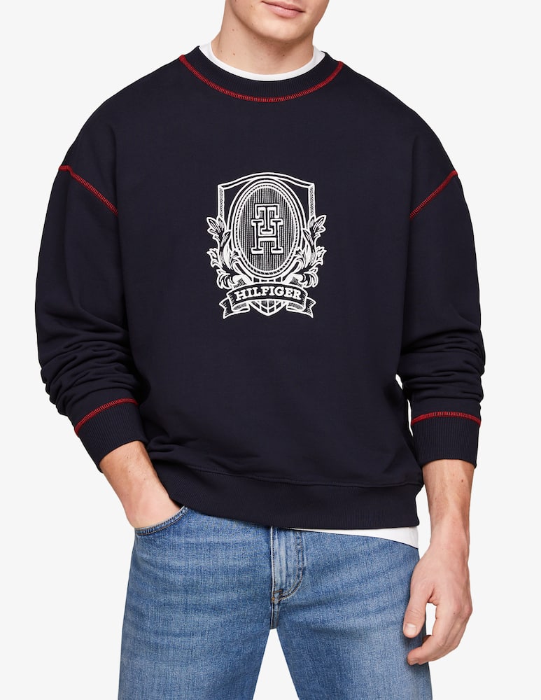 Tommy Hilfiger Felpa girocollo heraldic - immagine 1 Tommy Hilfiger Felpa girocollo heraldic - immagine 1