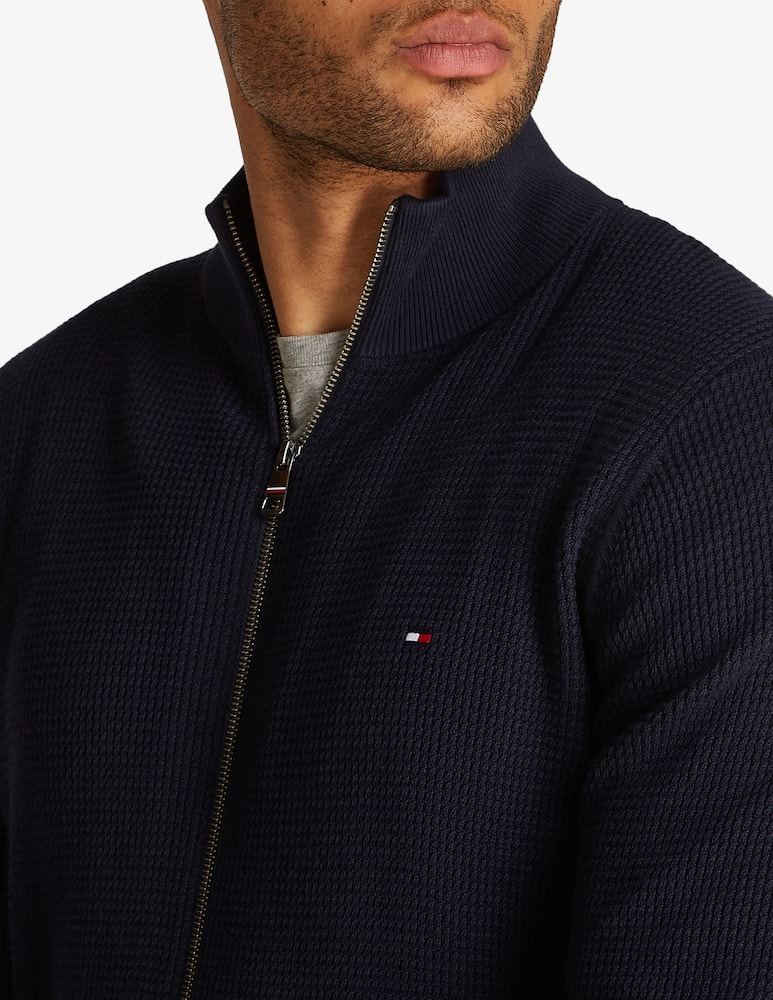 Tommy Hilfiger Felpa con zip struttura - immagine 3 Tommy Hilfiger Felpa con zip struttura - immagine 3
