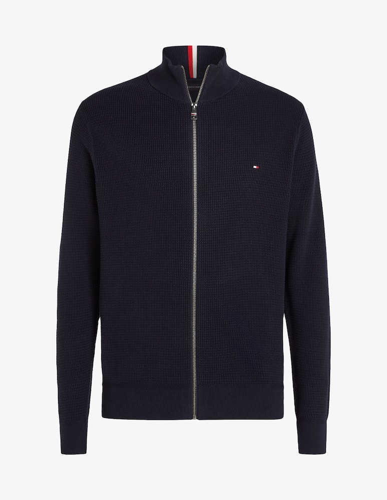 Tommy Hilfiger Felpa con zip struttura - immagine 4 Tommy Hilfiger Felpa con zip struttura - immagine 4
