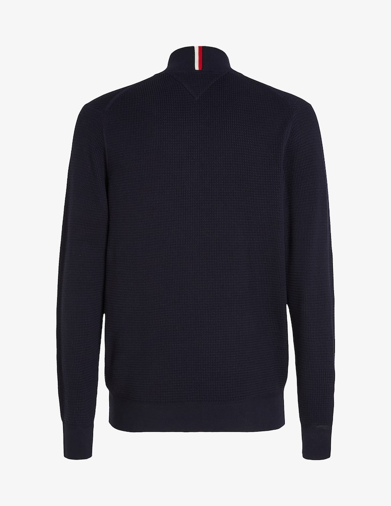 Tommy Hilfiger Felpa con zip struttura - immagine 5 Tommy Hilfiger Felpa con zip struttura - immagine 5