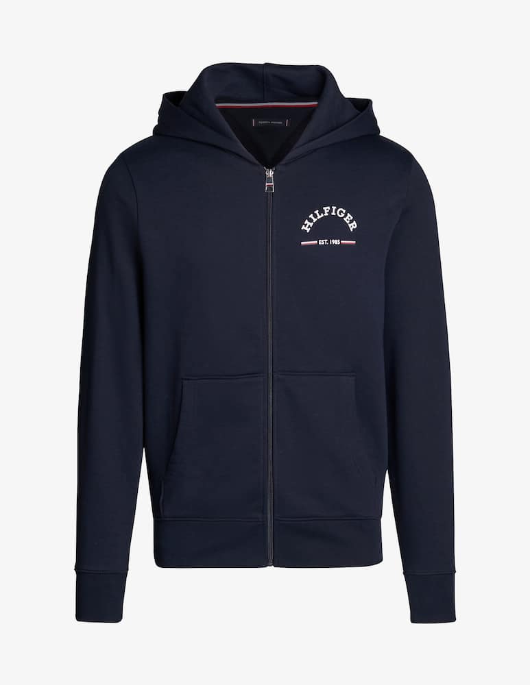 Tommy Hilfiger Felpa con cappuccio e zip roundall logo - immagine 5 Tommy Hilfiger Felpa con cappuccio e zip roundall logo - immagine 5