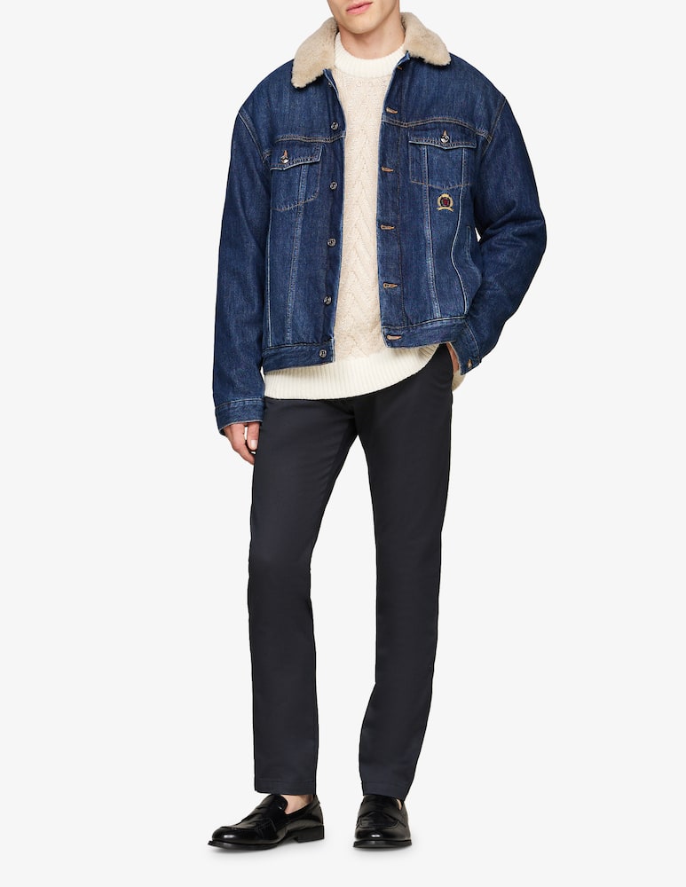 Tommy Hilfiger Pantalone chino bleecker printed structure - immagine 5 Tommy Hilfiger Pantalone chino bleecker printed structure - immagine 5