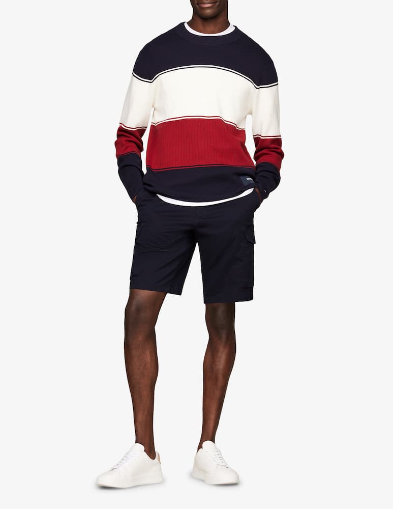 Tommy Hilfiger Maglia girocollo in cotone - immagine 2 Tommy Hilfiger Maglia girocollo in cotone - immagine 2