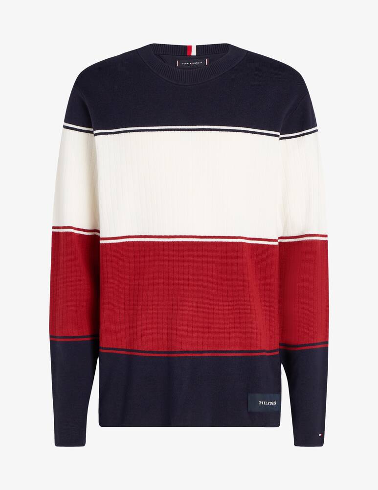 Tommy Hilfiger Maglia girocollo in cotone - immagine 5 Tommy Hilfiger Maglia girocollo in cotone - immagine 5