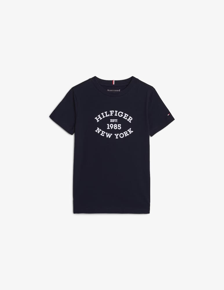 Tommy Hilfiger T-shirt in cotone con logo - immagine 1