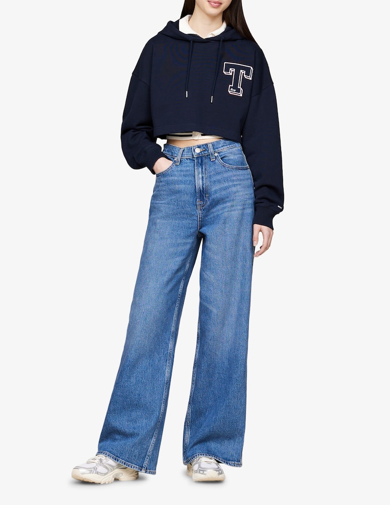 Tommy Jeans Felpa con cappuccio in cotone - immagine 2