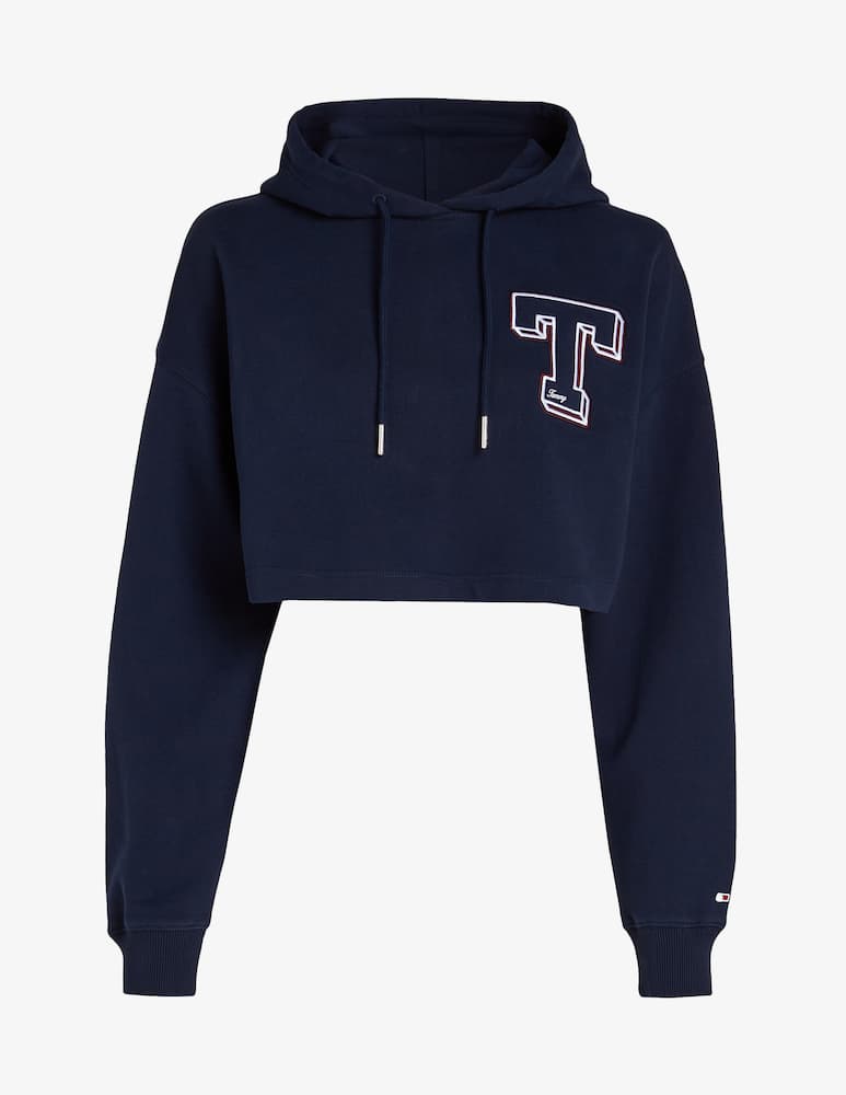 Tommy Jeans Felpa con cappuccio in cotone - immagine 5