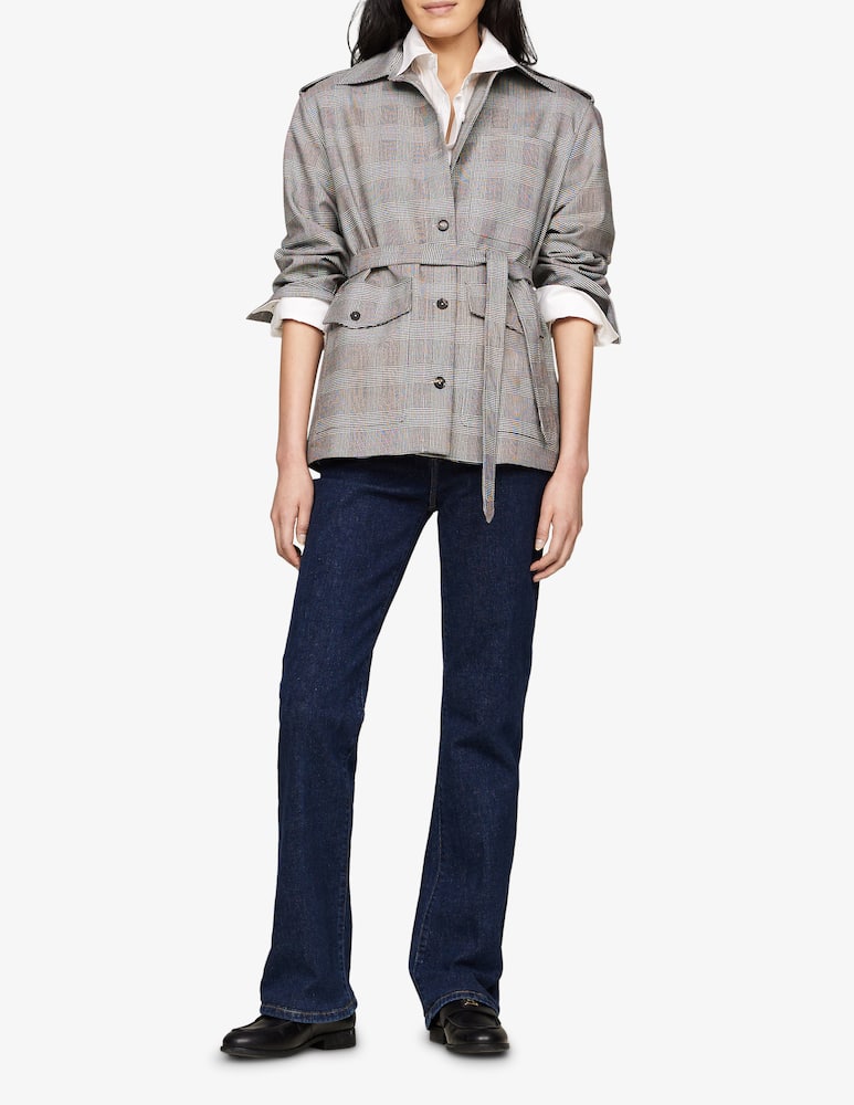 Tommy Hilfiger Trench corto con cintura - immagine 2 Tommy Hilfiger Trench corto con cintura - immagine 2