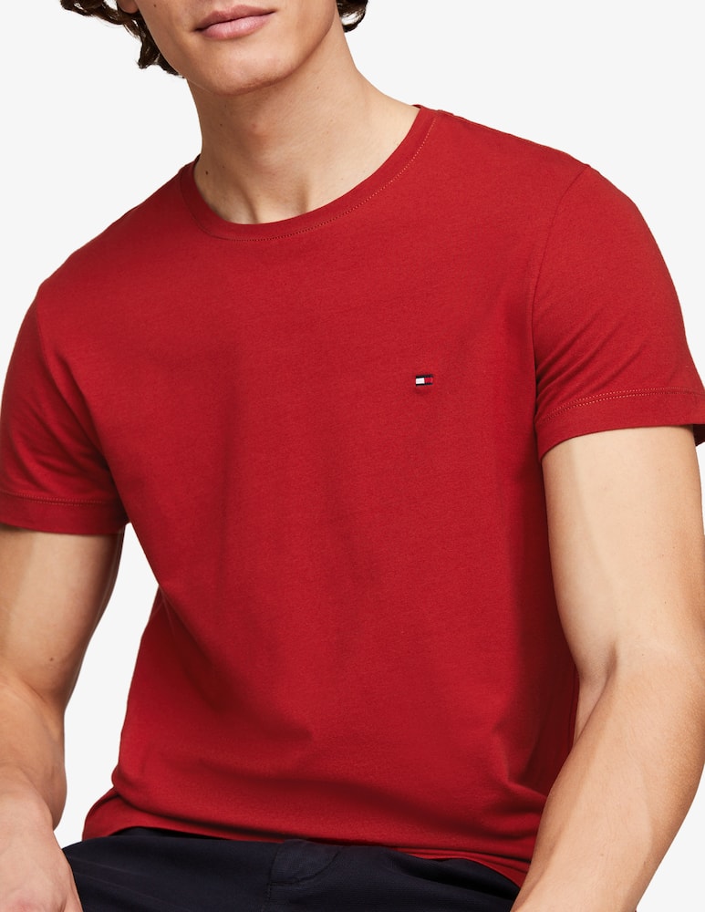 Tommy Hilfiger Maglietta loghino stretch slim - immagine 4 Tommy Hilfiger Maglietta loghino stretch slim - immagine 4
