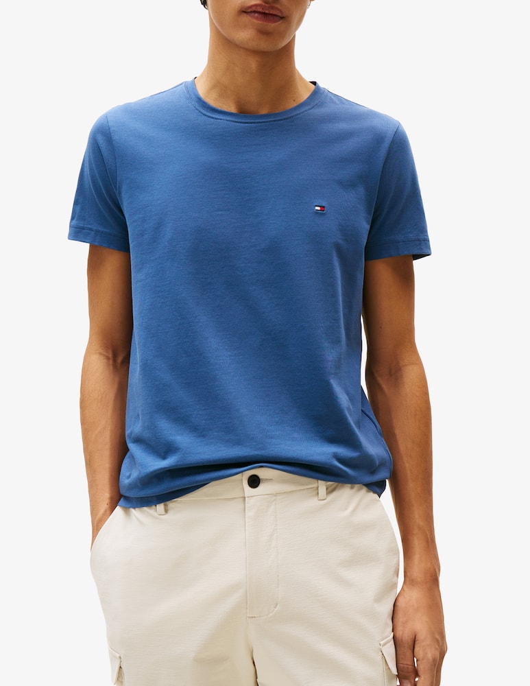 Tommy Hilfiger Maglietta loghino stretch slim - immagine 1 Tommy Hilfiger Maglietta loghino stretch slim - immagine 1