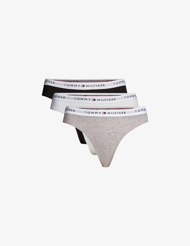 Tommy Hilfiger Set da 3 slip bikini th essential cotone - immagine 1 Tommy Hilfiger Set da 3 slip bikini th essential cotone - immagine 1