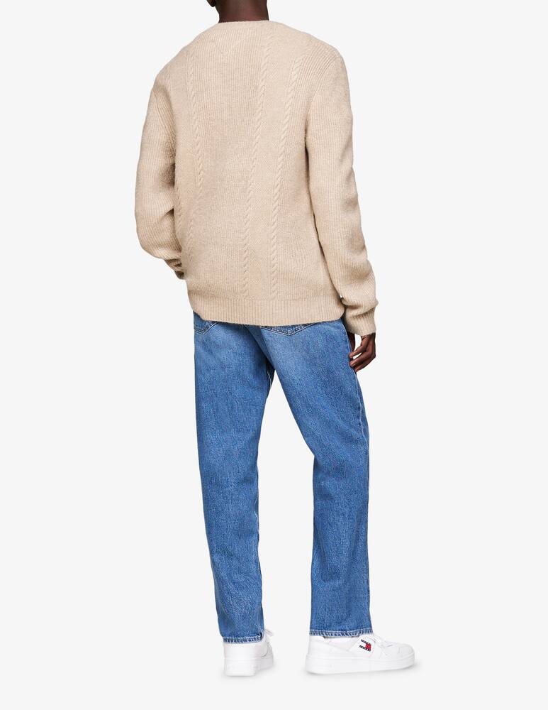 rinascente Tommy Jeans Maglia girocollo treccia badge