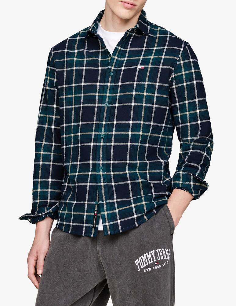 rinascente Tommy Jeans Regular fit long sleeve flanella check shirt