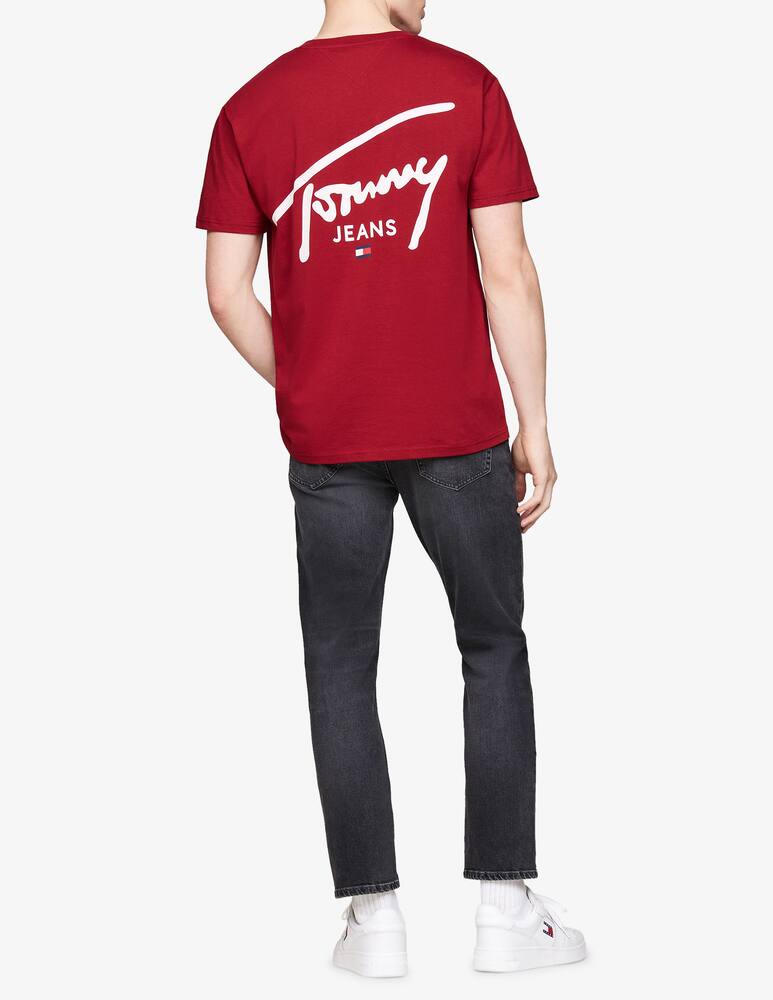 rinascente Tommy Jeans Regular fit logo signature t-shirt