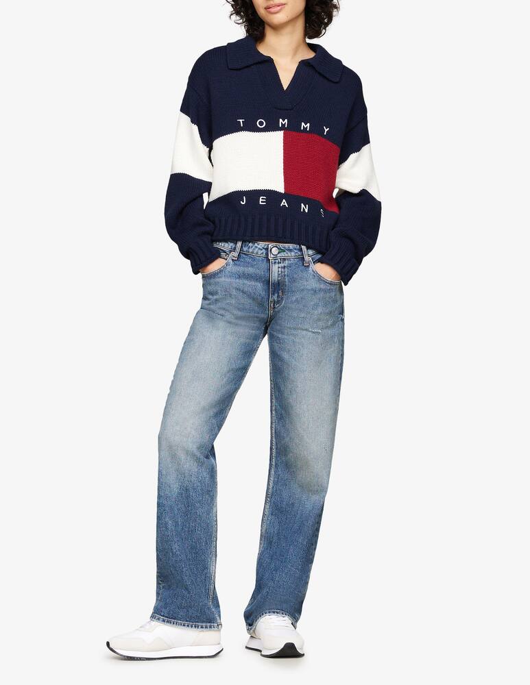 rinascente Tommy Jeans Maglione a polo con badge