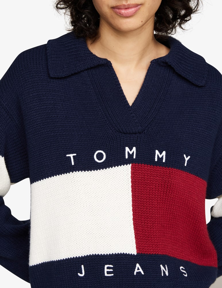 Tommy Jeans Maglione a polo con badge - immagine 4 Tommy Jeans Maglione a polo con badge - immagine 4