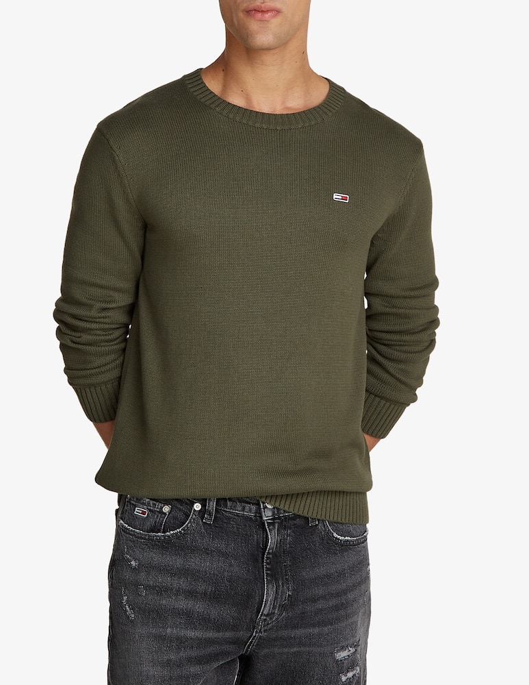 Tommy Jeans Maglia girocollo small badge laterale - immagine 1 Tommy Jeans Maglia girocollo small badge laterale - immagine 1