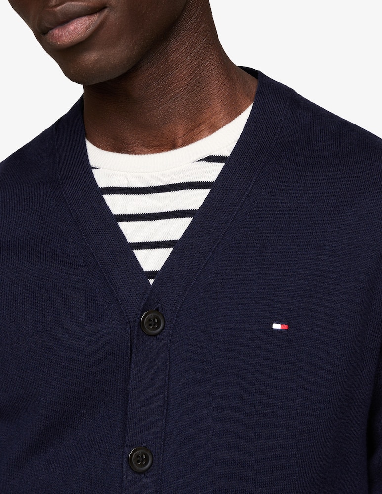 Tommy Hilfiger Cardigan in cotone e cashmere - immagine 3 Tommy Hilfiger Cardigan in cotone e cashmere - immagine 3