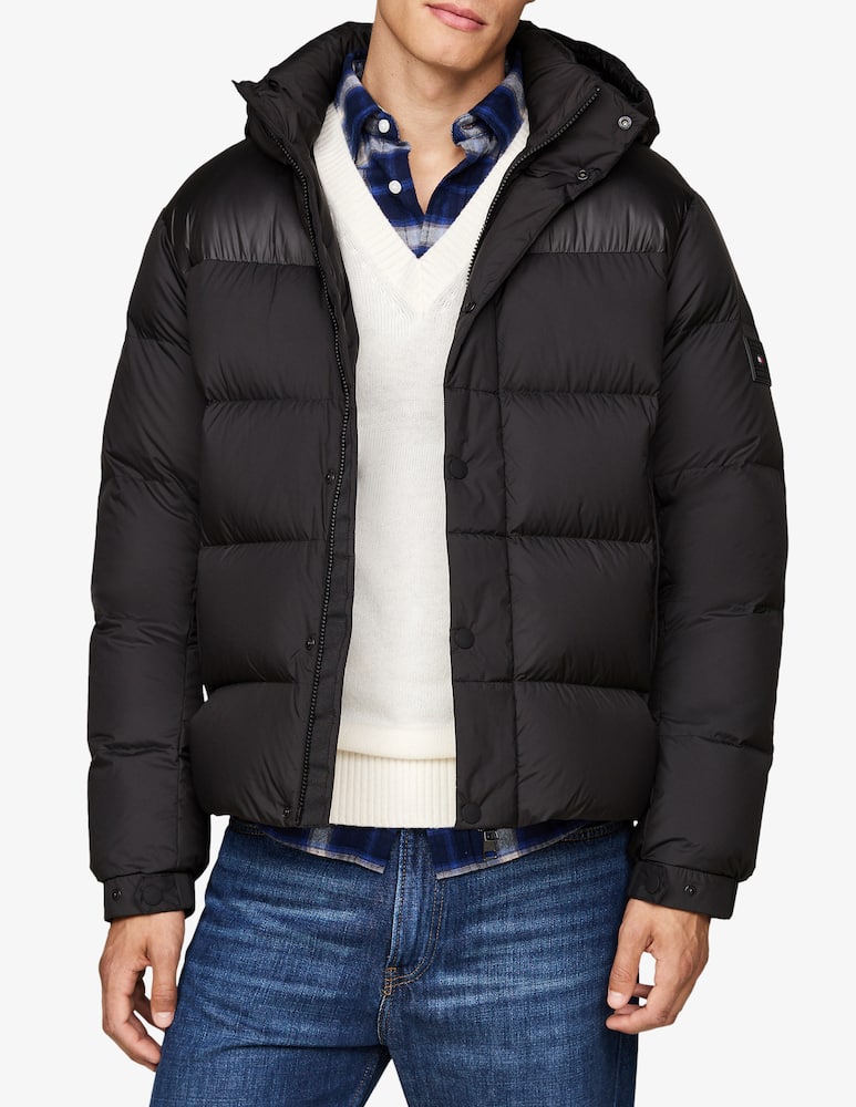 Tommy Hilfiger Giacca con cappuccio down puffer - immagine 1 Tommy Hilfiger Giacca con cappuccio down puffer - immagine 1