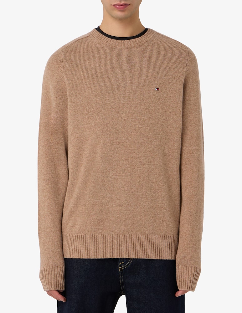 Tommy Hilfiger Maglia girocollo in lana - immagine 1 Tommy Hilfiger Maglia girocollo in lana - immagine 1